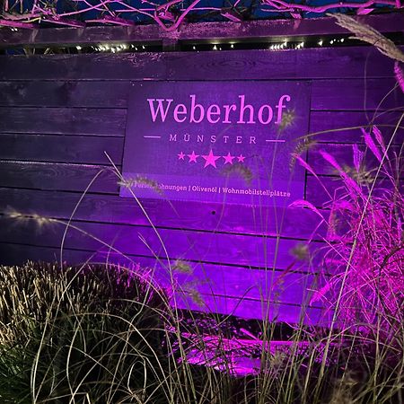 Hotel Weberhof-Muenster Glamping Exterior foto
